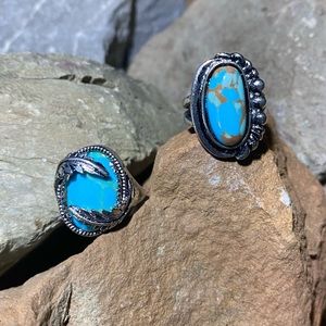 𝗡𝗘𝗪 Set of 2 Boho Rings